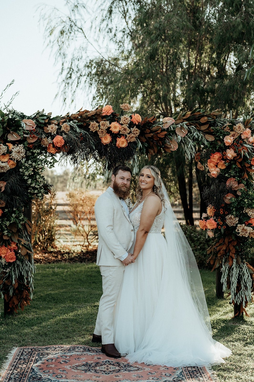 Hayley & Rory's boho inspired country wedding south of Perth